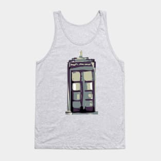 Blue Phone Box - Eyesasdaggers Tank Top